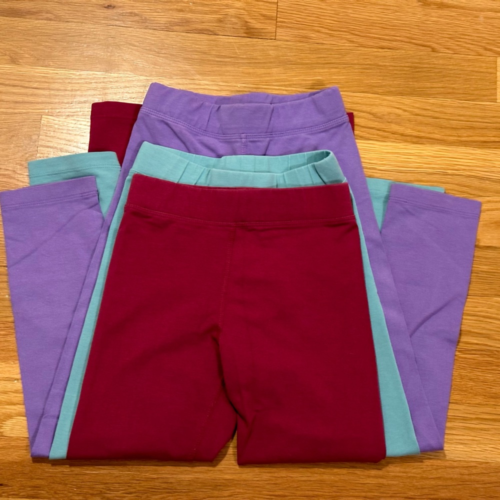 3 pairs of Primary Brand leggings, Size 7